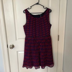 Gap Pink Pleat Casual Dress